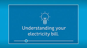 An image containing text which says Understanding your electricity bill