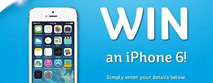 Win a free Iphone 6 competition poster