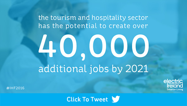 Additional jobs in the hotel and tourism sector