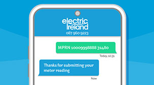 Submit Your Meter read Electric Ireland