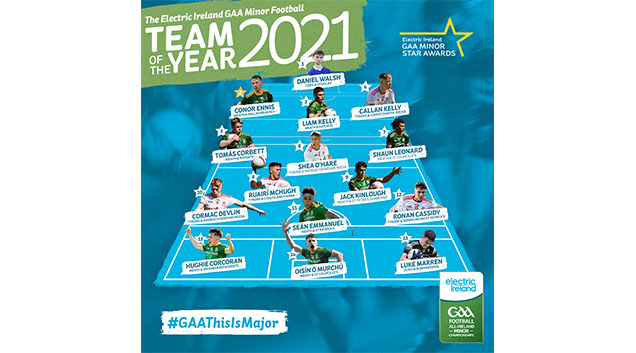 Electric Ireland GAA Minors Team of the Year 2021