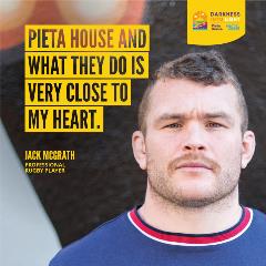 Jack McGrath - Pieta House and what they do is very close to my heart