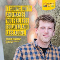 Stephen Considine - It shows unity and makes you feel less isolated, less alone